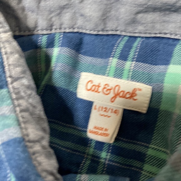 Boy’s Size Large Shirt Lot (4) Under Armour Superman Old Navy Cat & Jack - Picture 16 of 16